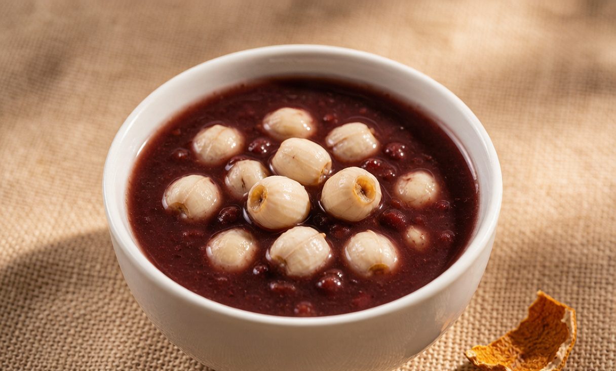 Red Bean & Lotus Seed Sweet Soup (红豆莲子糖水)