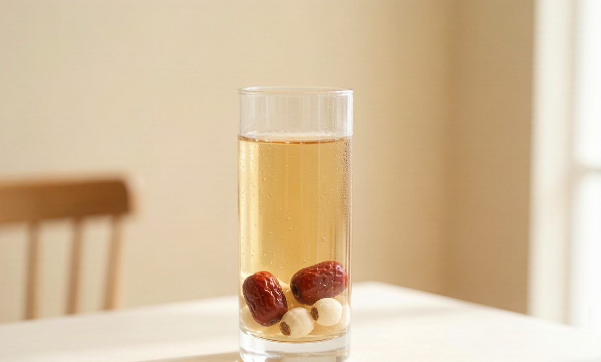 Refreshing Lotus-Seed Tea Drink